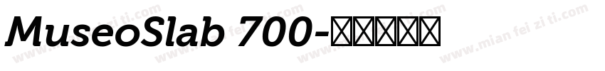 MuseoSlab 700字体转换
